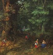 Jan Brueghel The Rest on The Flight into Egypt oil painting reproduction